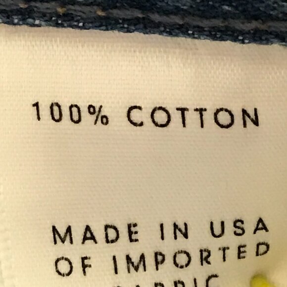 Grlfrnd Karolina Skinny Jeans Women 23 Blue Mid Rise Button Fly Raw Hem Stretch - Picture 13 of 15